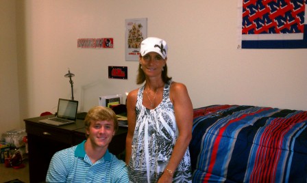 sharon and brent in ridge dorm at ole miss